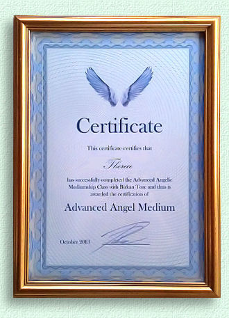 Advanced Angel Medium Certifikat