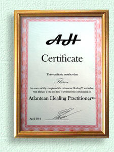 Atlantean Healing™ Certifikat